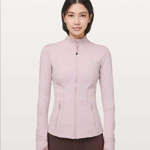NWT lululemon define jacket size6 Porcelain pink